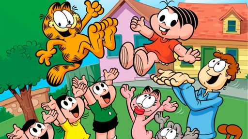 Turma da Mônica & Garfield - O Lápis Mágico editora panini