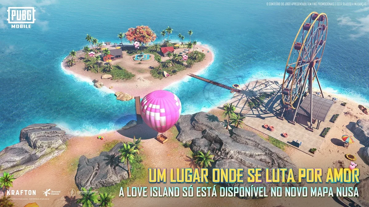 nusa novo mapa pubg mobile