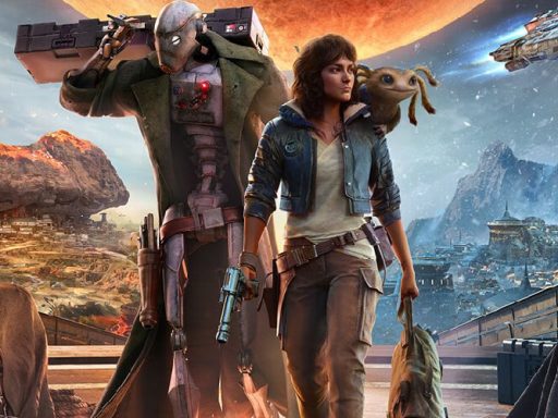 Pôster de Star Wars Outlaws, da Ubisoft