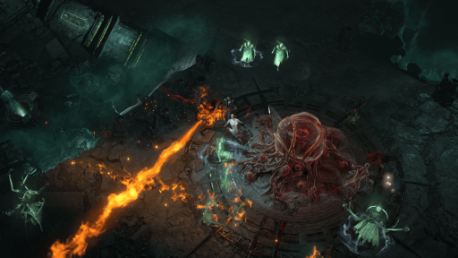 imagem do gameplay de Diablo IV