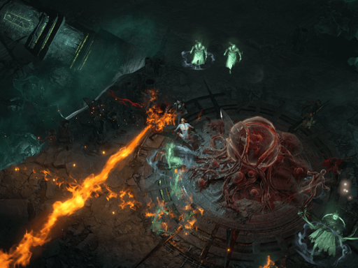 imagem do gameplay de Diablo IV