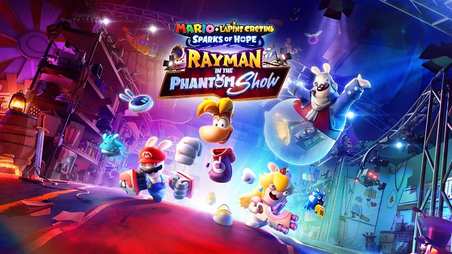 Mario + Rabbids Sparks of Hope dlc rayman in the phantom show