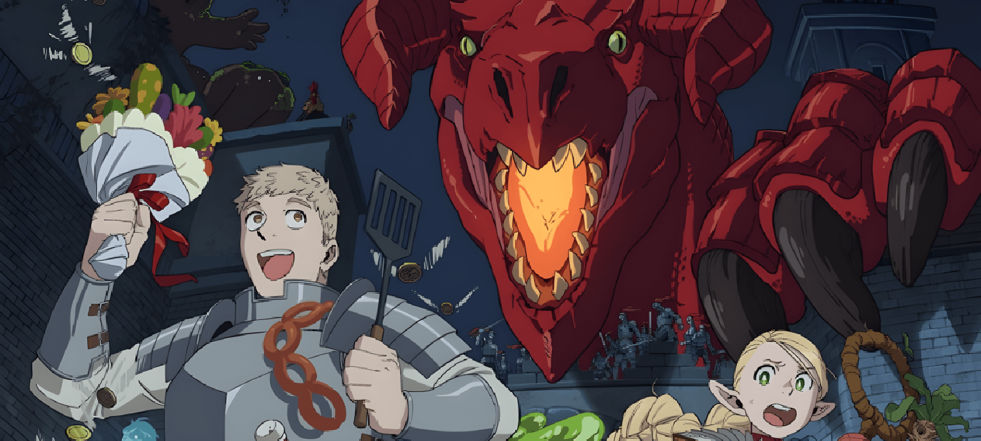 Delicious in Dungeon recebe novo trailer e pôster inédito