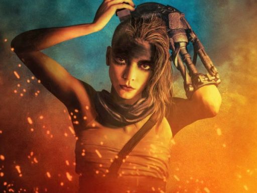 Furiosa no pôster do filme Mad Max