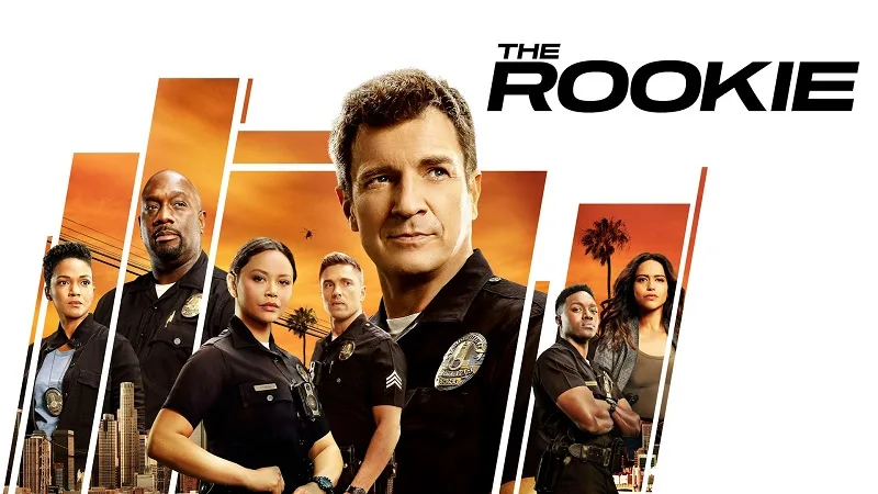 The Rookie - Cartaz da 6ª temporada da série com Nathan Fillion