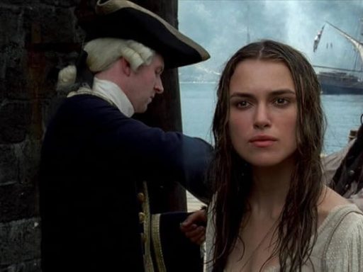 Keira Knightley em Piratas do Caribe