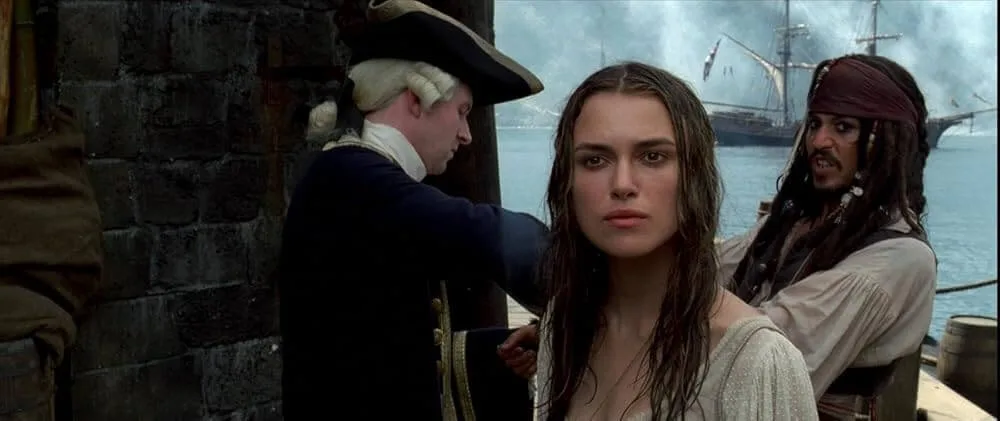 Keira Knightley em Piratas do Caribe