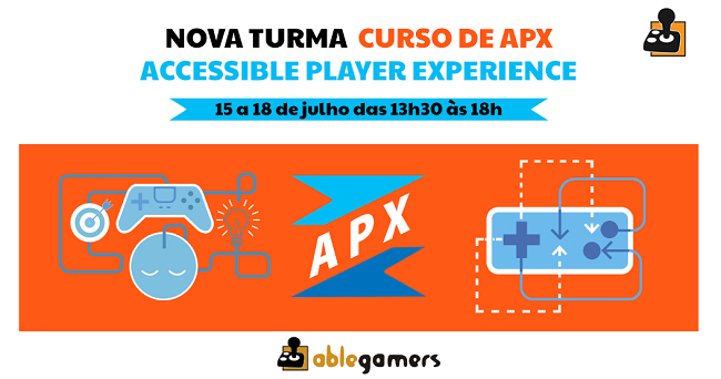 AbleGamers Brasil abre nova turma de Curso de APX para desenvolvedores de games