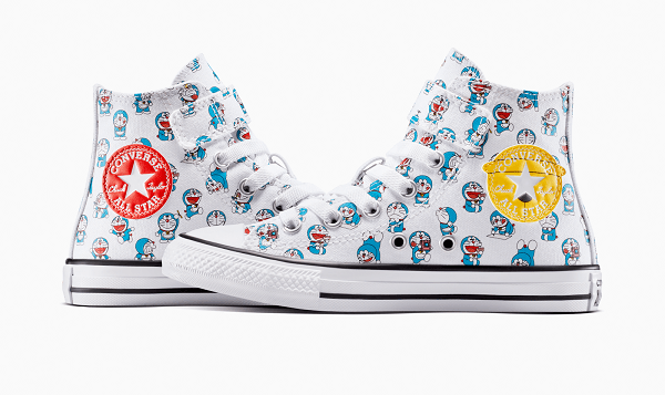  Converse celebra Doraemon com coleção divertida e cheia de nostalgia