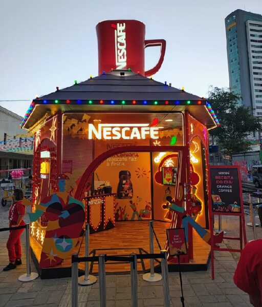 Nescafé, da Nestlé, marca presença nas maiores festas juninas do país em Caruaru (PE) e Campina Grande (PB)
