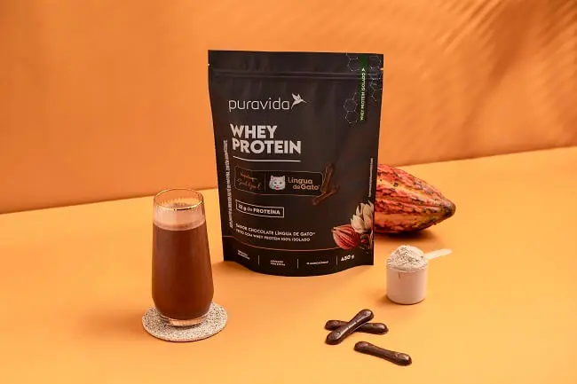 Puravida lança Whey Língua de Gato Soul Good em parceria com a Kopenhagen