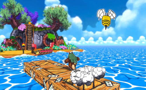 Ruffy and the Riverside, jogo retro de plataforma 3D