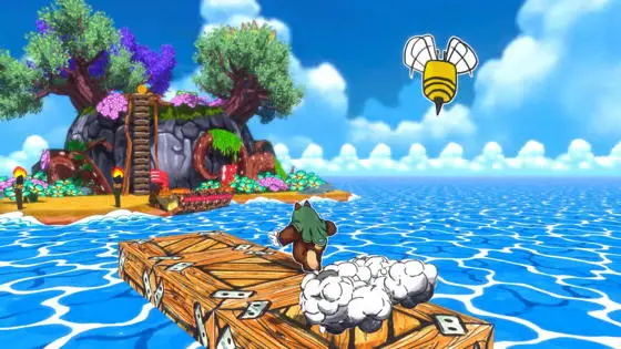 Ruffy and the Riverside, jogo retro de plataforma 3D