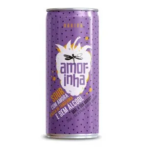 Amorinha, cerveja sem álcool do estilo Sour da Cervejaria Dádiva
