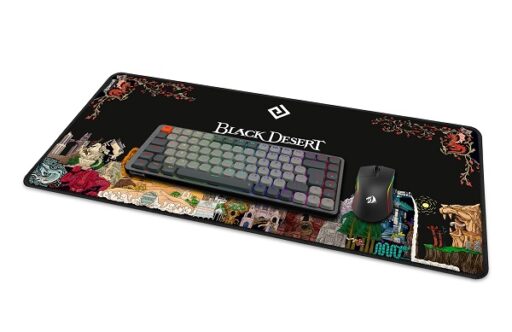 Mousepad Flick XL da Redragon inspirado no jogo Black Desert Online
