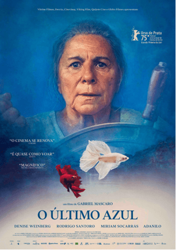 O Último Azul Denise Weinberg é Tereza no cartaz do filme