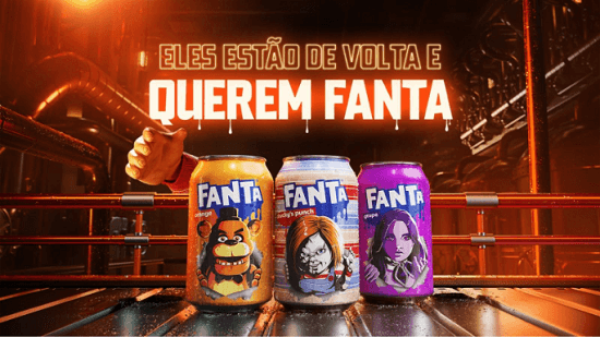 Fanta faz collab com a Universal e Blumhouse para o Halloween deste ano