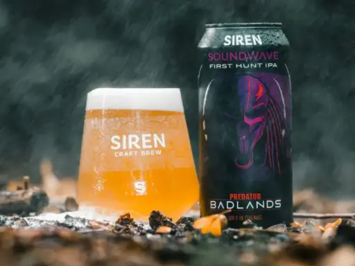 Soundwave First Hunt, IPA da Siren Craft Brew em homenagem a Predator Badlands